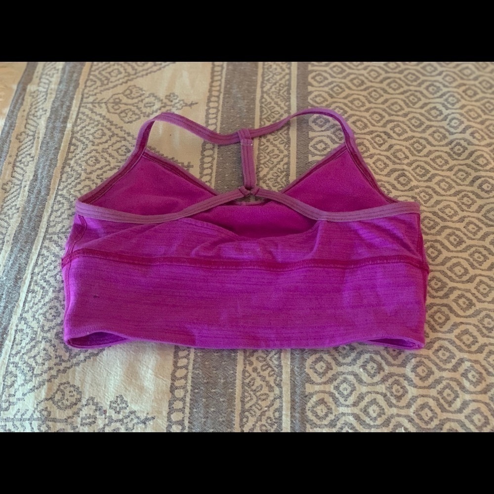 Beyond Yoga T Back Bra Pink/Purple​​​​​​​​​ - Picture 4 of 5
